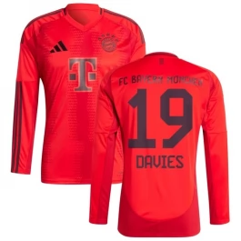 FC Bayern München Davies 19 Heimtrikot 2024-2025 L/S Günstige Fußballtrikots
