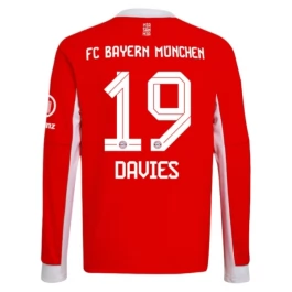 FC Bayern München Davies 19 Heimtrikot 2025-2026 L/S Günstige Fußballtrikots