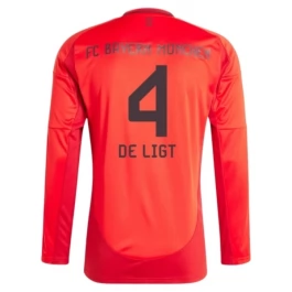 FC Bayern München De Ligt 4 Heimtrikot 2024-2025 L/S Günstige Fußballtrikots