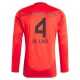 FC Bayern München De Ligt 4 Heimtrikot 2024-2025 L/S Günstige Fußballtrikots
