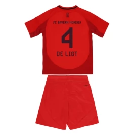 FC Bayern München De Ligt 4 Heimtrikot Kinder 2024-2025 Günstige Fußballtrikots