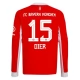 FC Bayern München Dier 15 Heimtrikot 2025-2026 L/S Günstige Fußballtrikots FC Bayern München Dier 15 Heimtrikot 2025-2026 L/S Günstige Fußballtrikots