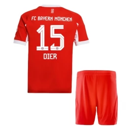 FC Bayern München Dier 15 Heimtrikot Kinder 2025-2026 Günstige Fußballtrikots