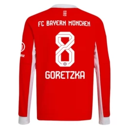 FC Bayern München Goretzka 8 Heimtrikot 2025-2026 L/S Günstige Fußballtrikots