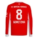 FC Bayern München Goretzka 8 Heimtrikot 2025-2026 L/S Günstige Fußballtrikots