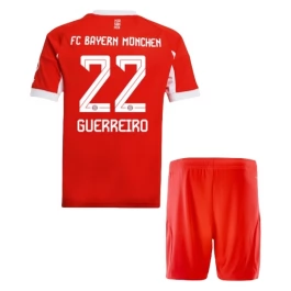 FC Bayern München Guerreiro 22 Heimtrikot Kinder 2025-2026 Günstige Fußballtrikots