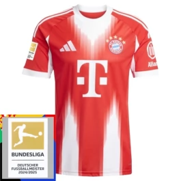 FC Bayern München Heimtrikot Bundesliga Champions Patch 2025-2026 Günstige Fußballtrikots