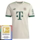 FC Bayern München Heimtrikot Oktoberfest Bundesliga Champions Patch 2025-2026 Günstige Fußballtrikots