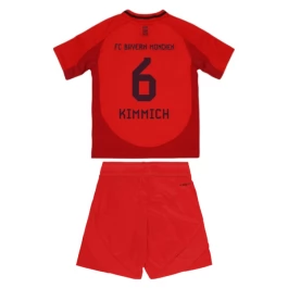 FC Bayern München Kimmich 6 Heimtrikot Kinder 2024-2025 Günstige Fußballtrikots