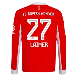 FC Bayern München Laimer 27 Heimtrikot 2025-2026 L/S Günstige Fußballtrikots