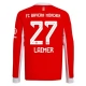 FC Bayern München Laimer 27 Heimtrikot 2025-2026 L/S Günstige Fußballtrikots