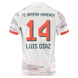 FC Bayern München Luis Díaz 14 Auswärtstrikot 2025-2026 Günstige Fußballtrikots