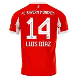 FC Bayern München Luis Díaz 14 Heimtrikot 2025-2026 Günstige Fußballtrikots