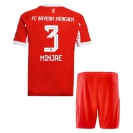 FC Bayern München Minjae 3 Heimtrikot Kinder 2025-2026 Günstige Fußballtrikots