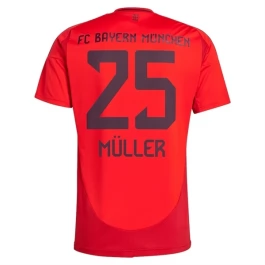 FC Bayern München Müller 25 Heimtrikot 2024-2025 Günstige Fußballtrikots