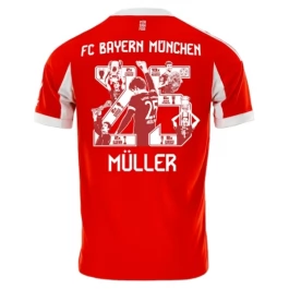 FC Bayern München Müller 25 Heimtrikot Special Edition 2025-2026 Günstige Fußballtrikots