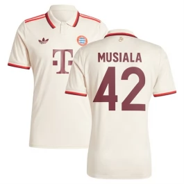FC Bayern München Musiala 42 Ausweichtrikot 2024-2025 Günstige Fußballtrikots
