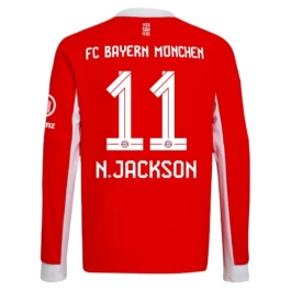 FC Bayern München N.Jackson 11 Heimtrikot 2025-2026 Langarm Günstige Fußballtrikots