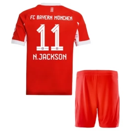 FC Bayern München N.Jackson 11 Heimtrikot Kinder 2025-2026 Günstige Fußballtrikots