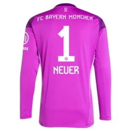 FC Bayern München Neuer 1 Torwart Heimtrikot Purple 2025-2026 L/S Günstige Fußballtrikots