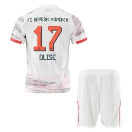 FC Bayern München Olise 17 Auswärtstrikot Kinder 2025-2026 Günstige Fußballtrikots