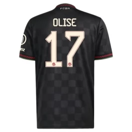 FC Bayern München Olise 17 Ausweichtrikot 2025-2026 Günstige Fußballtrikots