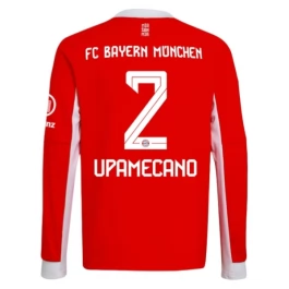 FC Bayern München Upamecano 2 Heimtrikot 2025-2026 L/S Günstige Fußballtrikots FC Bayern München Upamecano 2 Heimtrikot 2025-2026 L/S Günstige Fußballtrikots