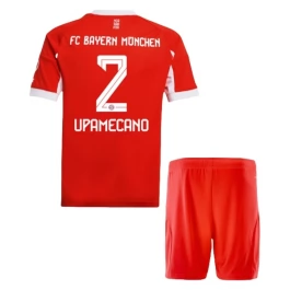 FC Bayern München Upamecano 2 Heimtrikot Kinder 2025-2026 Günstige Fußballtrikots