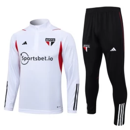 FC São Paulo Trainingsanzüge 2023-24 - 1-4 Zip Weiß