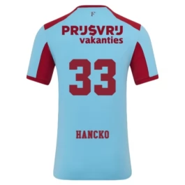 Feyenoord Hancko 33 Ausweichtrikot 2025-2026 Günstige Fußballtrikots