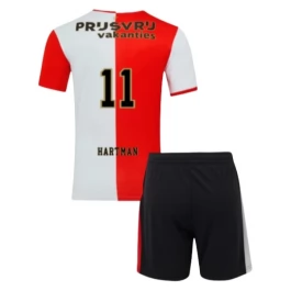 Feyenoord Hartman 11 Heimtrikot Kinder 2025-2026 Günstige Fußballtrikots