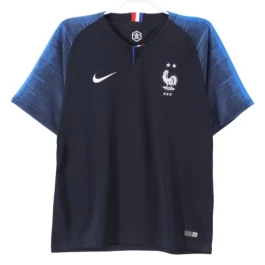 Frankreich Heimtrikot Retro 2018 Günstige Fußballtrikots