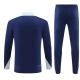 Frankreich Trainingsanzüge 2024-25 - 1-4 Zip Marineblau