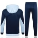 Frankreich Trainingsjackenanzüge 2024-25 - Hoodie Light Blau