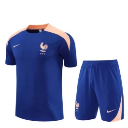Frankreich Trainingsshirt Anzüge Kinder 2025-26 - Shorts Blau