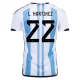 Fußballtrikots WM 2022 Argentinien L. Martinez 22 Heimtrikot Fußballtrikots WM 2022 Argentinien L. Martinez 22 Heimtrikot