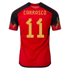 Fußballtrikots WM 2022 Belgien Carrasco 11 Heimtrikot