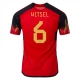 Fußballtrikots WM 2022 Belgien Witsel 6 Heimtrikot