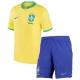 Fußballtrikots WM 2022 Brasilien Heimtrikot Kinder