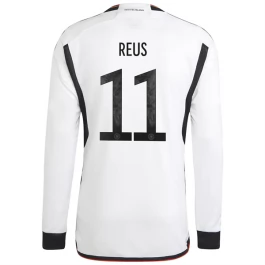 Fußballtrikots WM 2022 Deutschland Reus 11 Heimtrikot - L/S