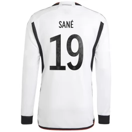 Fußballtrikots WM 2022 Deutschland Sané 19 Heimtrikot - L/S