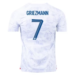 Fußballtrikots WM 2022 Frankreich Griezmann 7 Auswärtstrikot