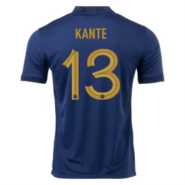 Fußballtrikots WM 2022 Frankreich Kanté 13 Heimtrikot