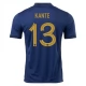 Fußballtrikots WM 2022 Frankreich Kanté 13 Heimtrikot