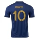 Fußballtrikots WM 2022 Frankreich Mbappé 10 Heimtrikot