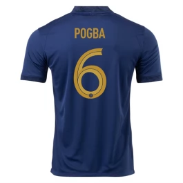 Fußballtrikots WM 2022 Frankreich Pogba 6 Heimtrikot