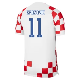 Fußballtrikots WM 2022 Kroatien Brozovic 11 Heimtrikot