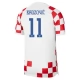 Fußballtrikots WM 2022 Kroatien Brozovic 11 Heimtrikot