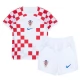 Fußballtrikots WM 2022 Kroatien Heimtrikot Kinder