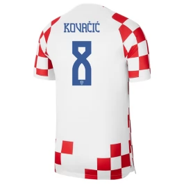 Fußballtrikots WM 2022 Kroatien Kovacic 8 Heimtrikot
